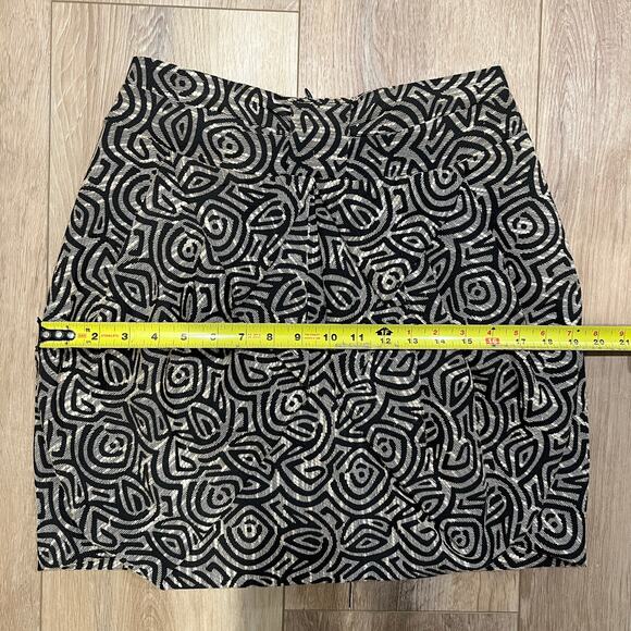 EVA FRANCO Women's Draped Jungle Jacquard Bubble Skirt Size 2 - Picture 5 of 8